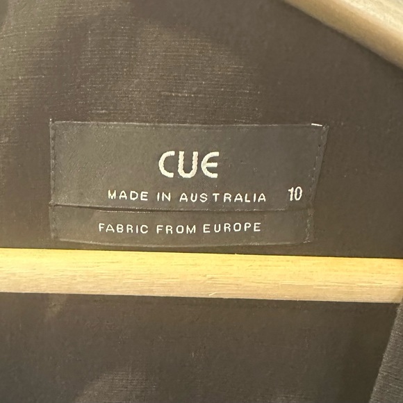 Cue Black Dress Size 10 - Picture 4 of 4